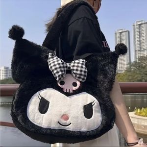 ⭐️  Kuromi Plush Tote Shoulder Bag for Women Girls ⭐️